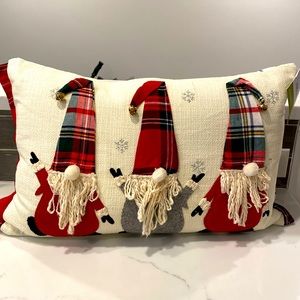 Christmas Gnome Throw Pillow